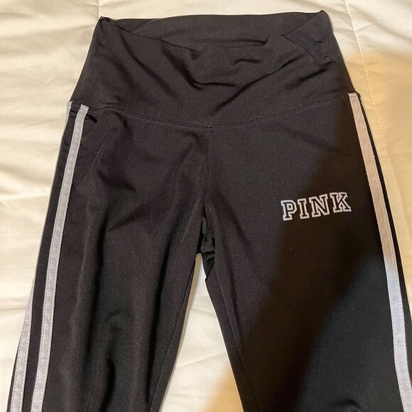 PINK womens leggings  black and white letter'(SALE) - Picture 3 of 10